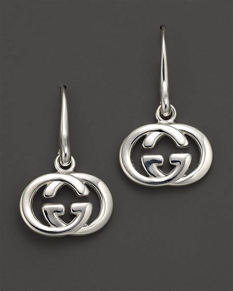 silver gucci earring